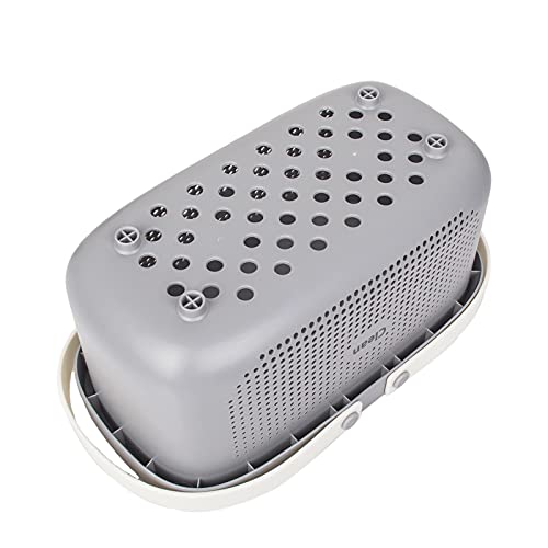 JiatuA Plastic Storage Basket with Handle Portable Shower Caddy Tote Organizer Basket Bin for Bathroom Kitchen Dorm Room Bedroom, Gray by JiatuA - Used condition - Image 4