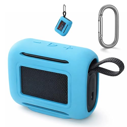 SZZCNOX JBL Go 5 Bluetooth�X�s�[�J�[�p�V���R���J�o�[�P�[�X�A�|�[�^�u���X�s�[�J�[ �g���x���P�[�X JBL Go 5�p�J���r�i�t���ی�J�o�[�X���[�u�A�h�o�A�ϏՌ��A���h�~(�u���[)