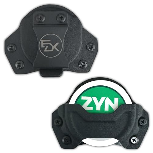 Tharos Distribution Clip Pouch Holster Compatible with Zyn Cans, (Black) Belt Accessory for Quick Access and Stylish Storage