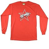 Sex Wax Mens Sex Wax Star Long Sleeve Tee in Red - Large