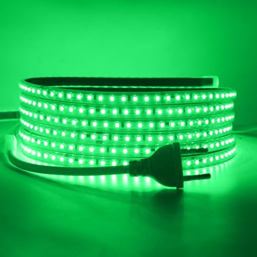 Wisada: Tira LED 220V  7M Verde  IP65