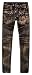 Produktbild Herren Bikerjeans Motorrad Denim Hose Hrenjeans Herrenmode Jeans Skinny Coated L019 Gold Silber Kupferig W28 Bis W34 (Color : Kupferig, Size : 34)