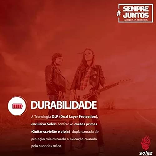 Encordoamento Guitarra 0,10 SLG10 Solez