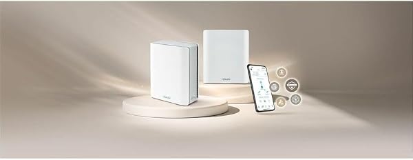 ASUS ZenWiFi BT6 WiFi 7 Mesh Router - Tri-Band, 3k sq. ft. x2 WAN (1 PK) - 1