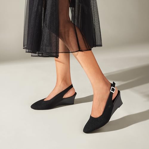 VIVAIA Tamia Slingback Wedge Pro Almond-Toe Slingback Wedge Sandals For Women With arch support adjustable Strap Party Dress Shoes2