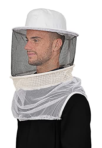 Humble Bee 220 Aero Beekeeping Veil With Round Hat, Standard, Field Tan #TOP1