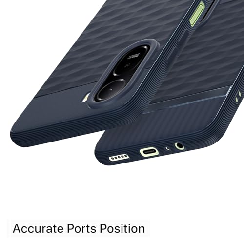 Image of Outlouders Back Cover for Mi Redmi A7 Pro /Poco C85x 5G | Full Camera Protection | TPU Soft Flexible Shockproof Bumper Case (Blue)