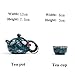 Imagen de Juego de té de cerámica Vajilla de viaje portátil con tazas de té y bolsa de té Servicio de té tradicional chino