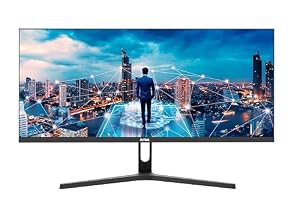 Nilox NXM29UW01 UltraWide 29 Zoll Monitor 4K Monitor mit 75Hz Frequenz 4ms und HDMI-DP Ports, PC-Display für Gaming mit IPS-Display, FreeSync und G-Sync, optimiert für den Augenschutz