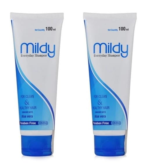 Mildy Everyday Shampoo for Clean & Healthy Hair Enriched with Aloe vera 100ml pack of 2 - Review, Price and Buying Guide