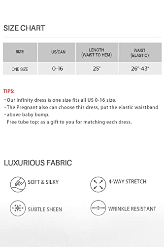 72styles Short Infinity Bridesmaid Dresses Navy Blue Convertible Dresses Midi Multiway Transformer Twist Wrap Midi Dresses