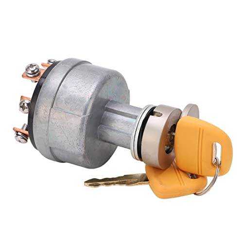 Interrupteur d'allumage en alliage d'aluminium robuste Keenso 6 pins