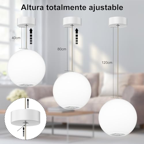 Reviews y listado de Lampara colgante blanca disponible en línea. 23 Imagen adicional
