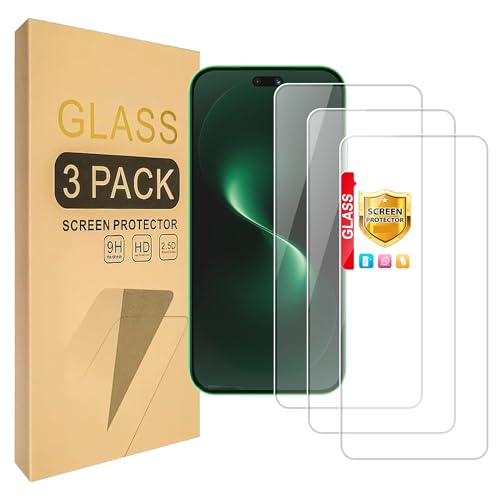 MTRIEBA (3 Pack) Compatible with Huawei nova 15 Ultra Screen Protector Tempered Glass, Case Friendly, 9H Hardness, HD Clear Anti-Scratch Anti-Drop