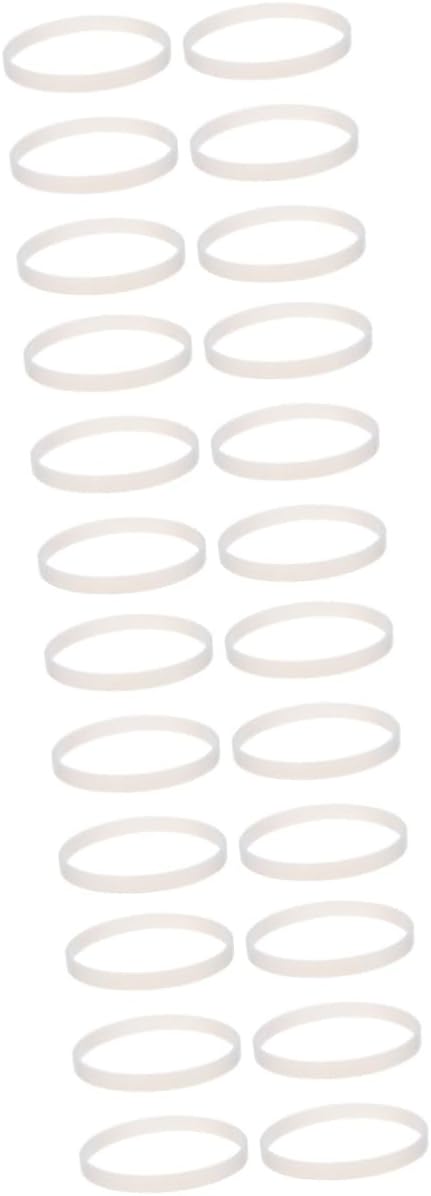 Luxshiny 24pcs Silicone Gasket for Juicer Sealing for Kitchen Juicer High Elasticity Food-Grade Silicone Compatible Vegetable Extractors Easy to Install