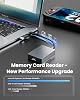 Lector de tarjetas microSD Express, lector de tarjetas SD de alta velocidad USB-C y USB-A para tarjetas microSD Express, microSDXC, microSDHC, SDXC, SDHC, para laptop 6