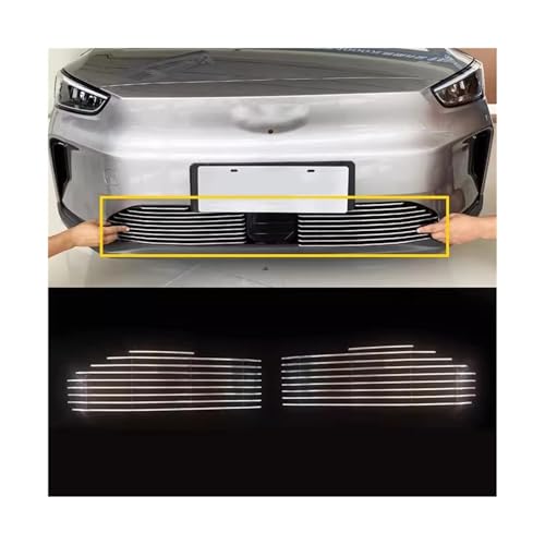 Rejilla parachoques delantero para Geely Geometry C 2021-2023, embellecedor de tanque de agua 4