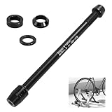 HFDONGL Steckachse Fahrrad Rollentrainer Fahrrad Steckachse Adapter M12 x 1.5 Gewindesteigung 166 bis 178 mm Rollentrainer Zubehör für Fahrradtrainer Indoor Rennrad Mountainbike