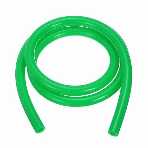 uxcell 10mm ID x 16mm OD Silicone Tubing, 3.3ft High Temp Silicone Air Tube Drip Irrigation Hose Pipe for Home Brewing Wine Beer Line and Aquaponics, Green