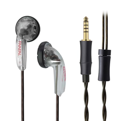 FAAEAL Snow-Lotus �C���z�� SPC �o�[�W�����A64�� �o�����X�̎�ꂽ�i�`�������X���[�Y�Ń��b�`�ȃ{�[�J���f�B�e�[�� �~���[�W�b�N �t���b�g�w�b�h�C���z���A15.4mm �_�C�i�~�b�NPET�_�C�A�t����IEM�A3.5mm/4.4mm�I�v�V