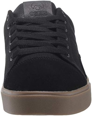 Osiris Men's Turin Skate Shoe, Black/Dk. Gum, 6 M US | Image 1