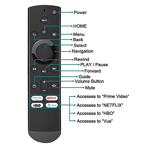 Replacement Remote For Insignia And Toshiba Fire/Smart Tv Edition (No Voice Search) #TOP1