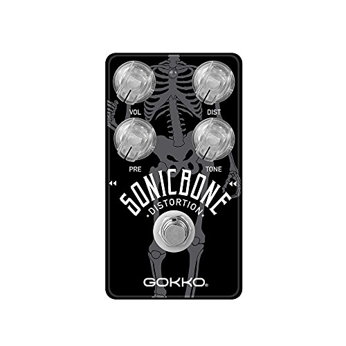 Pédale de distorsion GOKKO GK-21 pour sculpter votre son de guitare en studio et répétition