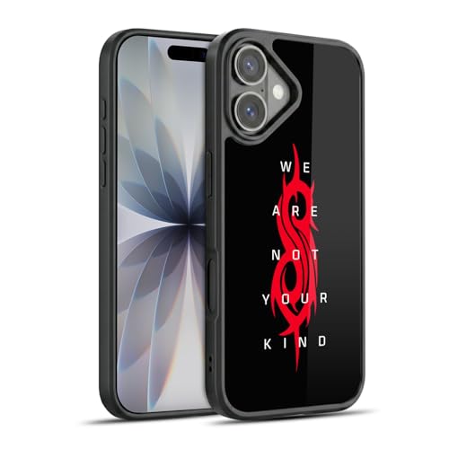 Slipknot coque iPhone 17 en gel renforcé antichoc avec logo officiel rock
