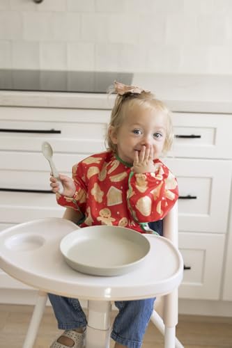 image for Tiny Twinkle Long Sleeve Bib for Babies & Toddlers – Waterproof Smoc