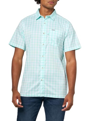Chemise de camp anti-UV et ultra respirante pour homme avec motif quadrillé Gulf Stream 1X