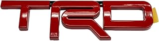 USトヨタ 純正品 トヨタ 全年式 全車種対象 ”TRD”エンブレム レッド