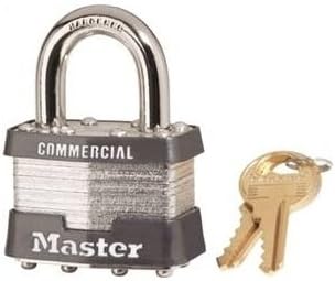 Master Lock 1KA 2126 Padlock, Pack of 1, Gray