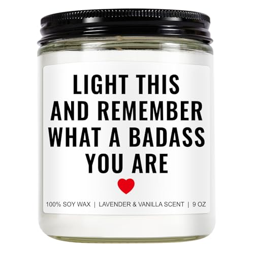 Younift You are a Badass Candle - Motivational & Inspirational