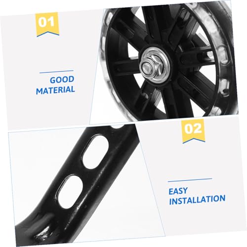 MAGICLULU Ruedas de Entrenamiento para Bicicleta 4 piezas Ruedas Auxiliares Ajustables con Estabilizadores de Equilibrio Intermitentes Compatibles para Niños y Accesorios para Bicicletas miniatura 3