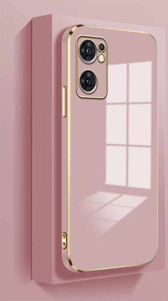 Erams Online for Oppo Reno 6 5G Luxury 6D Plating Soft Casing Silicone Square Frame Gold Back Cover for Oppo Reno 6 5G (Purple)-image-39