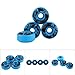 HERCHR Skateboard Wheels 52mmX30mm Cruiser Wheels Pack of 4 Skate Board Wheels Skate Wheels Skate Board Wheel Bearings Skateboard Wheel Set Skateboard Wheel Replacement for Tricks (Blue)