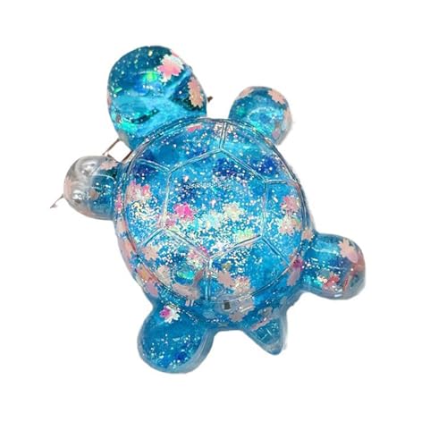 Générique De 5 décorations de Tortues de Couleurs changeantes, Mouvement Liquide Scintillant, en Acrylique, pour Maisons, Accents accrocheurs, Articles de décoration de pièce, Figurine en Acrylique – vue 4