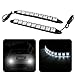 2x White 9 LED DC 12V Daytime Running Light DRL Car Fog Day Driving Lamp Lights