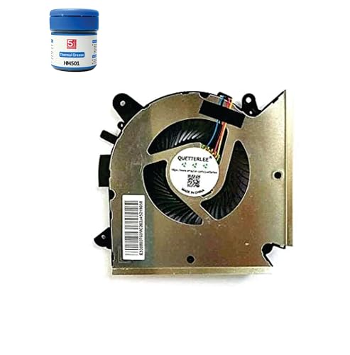 Image of High- Quality Replacement Internal CPU Cooling Fan for MSI GF63 MS-16R1 MS-16R2 GF65 GF66 GF76 Pulse GL76 MS-17L1 (BIG SIZE). Comes With Complimentary MH501 Thermal Greasen (Cooling paste).