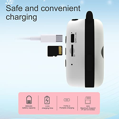 Henniu Câmera de impressão térmica instantânea infantil portátil Tela de 2,4 polegadas 1080P Câmera