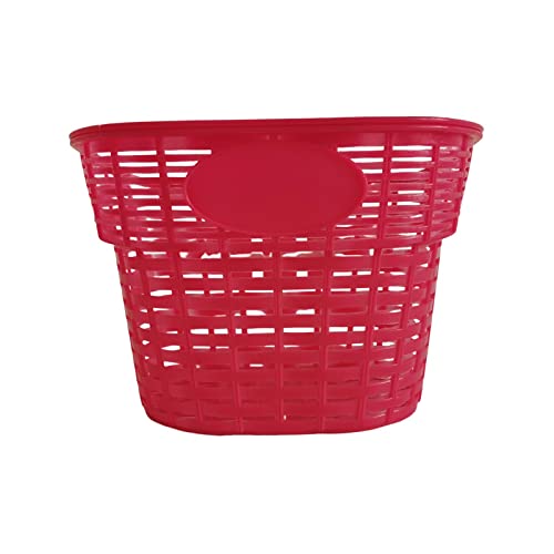 MYCENSE Kids Bike Basket Bicycle Cargo Rack Bags, Bike Pannier Tricycle Basket for Travel, Folding Bike, Children Bicycle Basket, Red