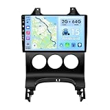 2 Din 9in IPS Touch Screen Android 15 Car Stereo For Peugeot 3008/5008 (2009-2016) - [2GB+64GB] - Built-in GPS/Carplay - Free Camera -Support RDS DAB WIFI BT5.0 SWC Mirrorlink Head unit
