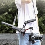 Stabilisateur Sangle d'épaule pour Ronin, Diminution du poids Sangle gimbal avec plaque de base, Soft Padding Sangle réglable pour Ronine RS 3 RS 4 RS4 PRO