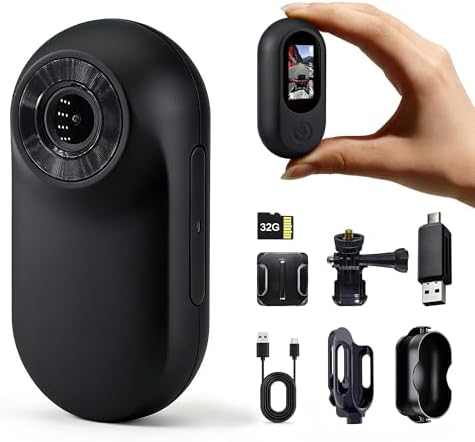 Camera Portable Miniature, Caméra POV Magnétique Léger 26g, Mini ...