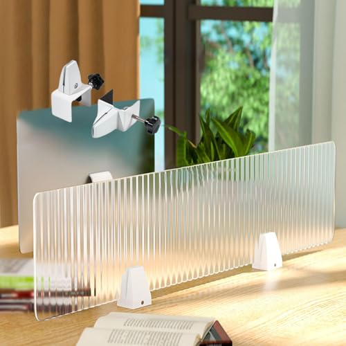 Cloison acoustique de bureau autoportante et amovible grise