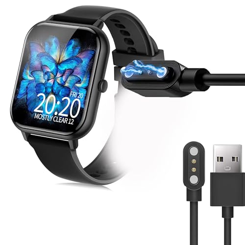 Lamshaw Compatible with RLQA 54 Smart Watch Charger, Magnetic USB Charging Cable Replacement Charger Cable Compatible with RLQA 54 1.83