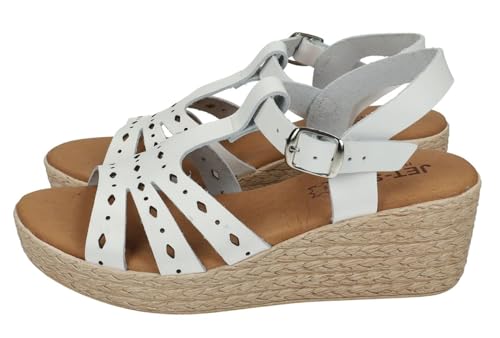 Sandales en cuir pour femme avec plateforme pour flâner en ville cet été