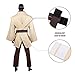 Horizoncos Men's Costume Robe Adult Male Tunic Costume Hooded Uniform Full Set Halloween Cosplay Cloak