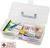 Akro-Mils 12-Inch ProBox Plastic Art Supply, Hobby or Craft Storage Toolbox, Model 09912CLPUR, (12" x 5-1/2" x 4"), Clear #3