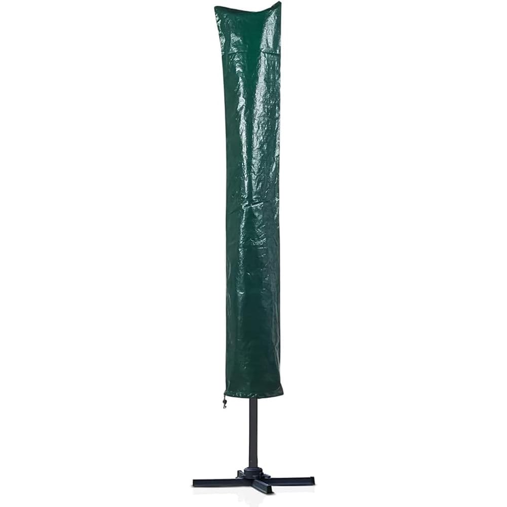Concept4u Garden Parasol Cover Waterproof Umbrella Cover PVC Coating With Tie Down Cords Heavy Duty Rain & Dust Proof UV Protected Garden Umbrella Protector — image 1